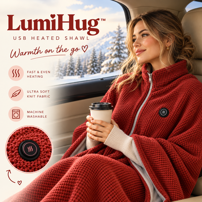 LumiHug™ – Heated Zip-Up Blanket