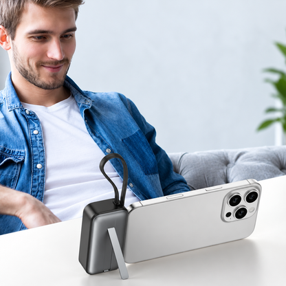 VoltDock™ 4-in-1 Mini Magnetic Wireless Power Bank