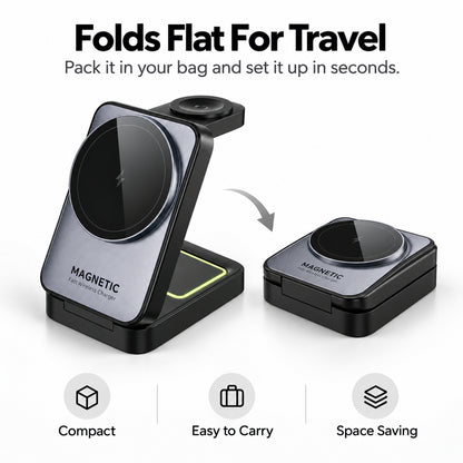 3 In 1 Magnetic Wireless Charger