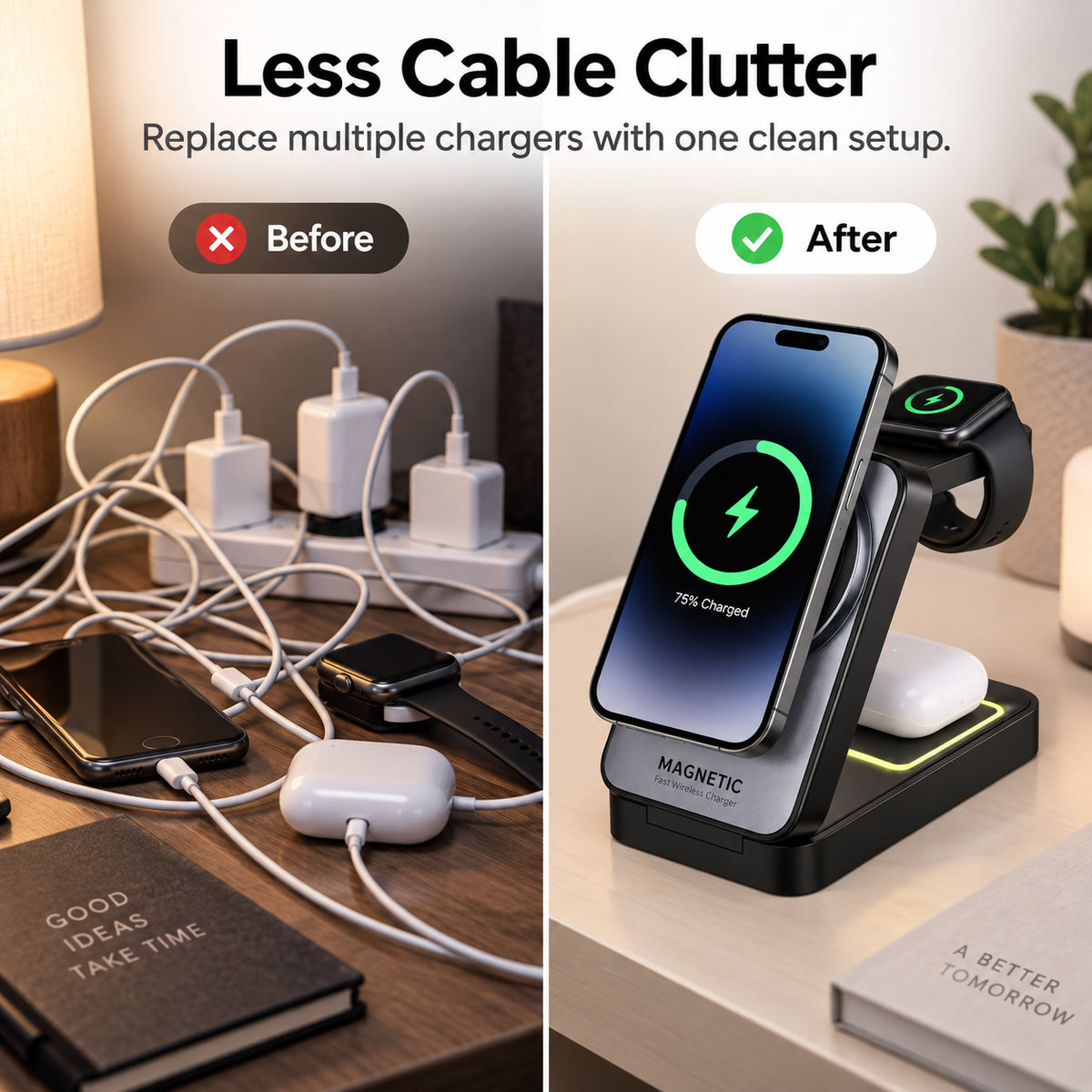 3 In 1 Magnetic Wireless Charger