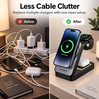3 In 1 Magnetic Wireless Charger