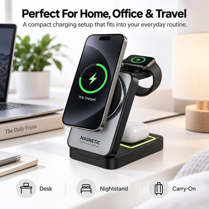3 In 1 Magnetic Wireless Charger