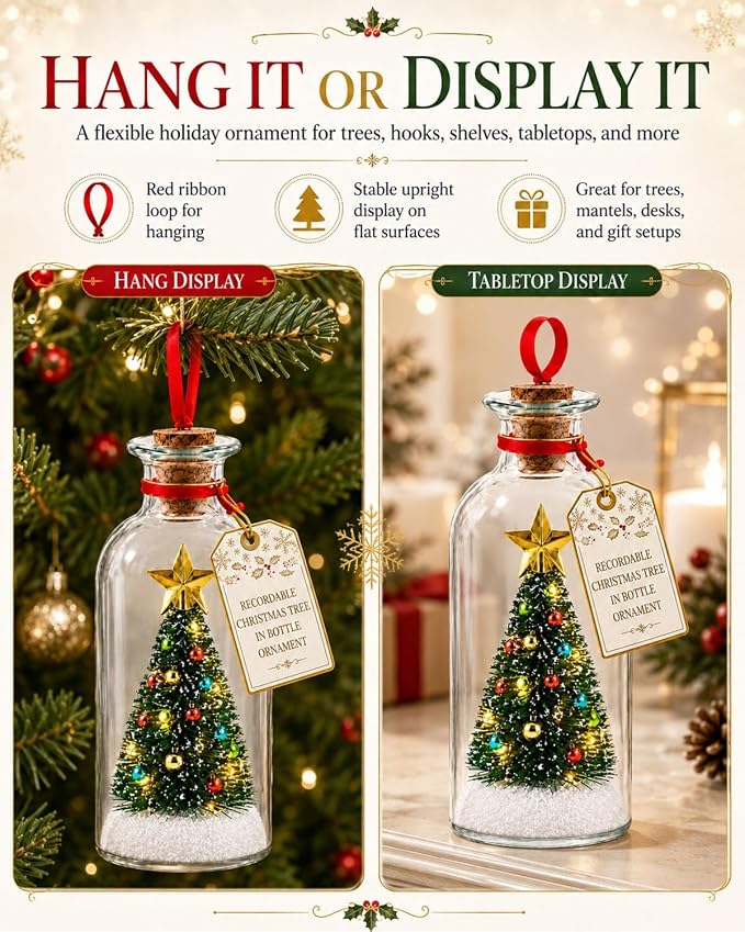 Christmas Voice Memory Bottle™
